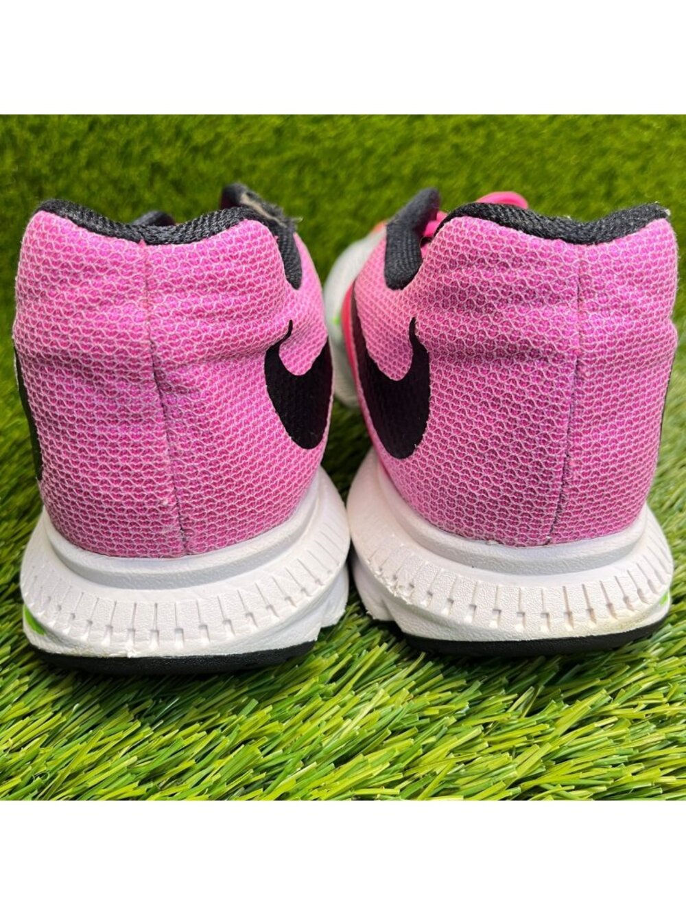Nike Air Zoom Winflo 3 Womens Size 10 Gray Pink Athletic Running Shoes Sneakers - Picture 6 of 11